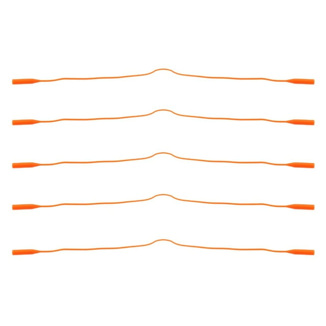 5 piezas de correas para s, soporte para , cordón de silicona, cuerda naranja shamjiam Gafas deportivas para gafas