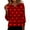 Wine, variant on Valentine's Day Love Print Shirt for Women Casual 3/4 Sleeve Dressy Blouse Work Business Spring Summer Fashion Outfits
