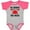 Baseball Heather and Hot Pink, variant on Inktastic My Grandpa Loves Me Crab Boys or Girls Baby Bodysuit