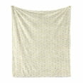 thumbnail image 1 of Pear Soft Flannel Fleece Throw Blanket, Freshness Fruits Divided into 2 Slices Organic Summer Organic Food Eat Juicy, Cozy Plush for Indoor and Outdoor Use, 50" x 70", Mustard Champagne, by Ambesonne, 1 of 5