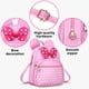 thumbnail image 3 of Mochila Dksyee Cute Little Girls Mini Mouse de piel rosa, 3 of 5