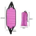 thumbnail image 6 of Yanerim Foot Hammock for Airplane Travel Portable Foot Rest with Adjustable Straps Memory Foam Airplane Foot Hammock Travel Essentials, 6 of 8