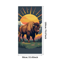 thumbnail image 3 of Wildlife Themed Buffalo Artistic Banner Background Party Decorations Photography Props Western Themed Event Backdrop Rustic Gathering Decor Outdoor Festival Supplies, 3 of 7