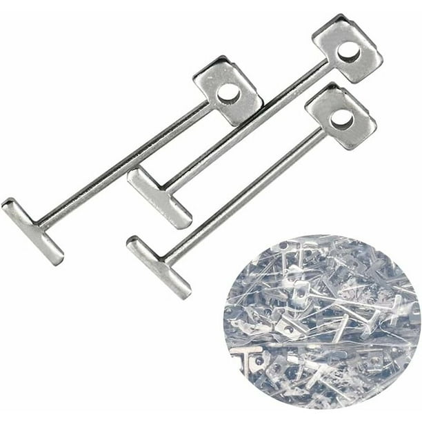 CHAO Tiler Cross 200 pasadores de repuesto de acero de 1,5 mm para sistemas de nivelación de azulejos y pisos, pasadores reemplazables y reutilizables para paredes y pisos de construcción