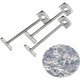 thumbnail image 1 of CHAO Tiler Cross 200 pasadores de repuesto de acero de 1,5 mm para sistemas de nivelación de azulejos y pisos, pasadores reemplazables y reutilizables para paredes y pisos de construcción, 1 of 5