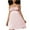 Purple, variant on Feancey Cute Sleep Dresses for Women Satin Sleeveless Cami Nightgowns Ruched Square Neck Nightdress Solid Color Lace Mini Dress Beige M
