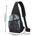 thumbnail image 4 of Pirates of the Caribbean Crossbody Backpack Sling Bag for Men Women One Shoulder Chest Bags Gym Sport Travel Hiking Daypack, 4 of 6