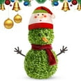 thumbnail image 5 of Christmas Decorations - 3D Realistic Plastic Christmas Snowman Sign - Holiday Decor, Weatherproof Garden Snowman, Easy Installation, Suitable for Front Door, Garden, Indoor Decor, 21.6'',Green F, 5 of 8
