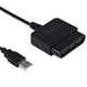 thumbnail image 1 of Adaptador de controlador Playstation 2 a USB para Playstation 3 y Cable convertidor de PC para usar con convertidor de juegos PS2 a PS3, 1 of 8