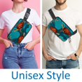 thumbnail image 2 of Sea turtles Lightweight Adjustable Sling Bag Waist Pack with Extension Strap Unisex - Ideal for Travel and Outdoor Activities, 2 of 7