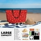 thumbnail image 5 of Easygdp Christmas Bolsa de Viaje de Playa de Gran Capacidad, Bolsa Tote Perfecta para la Playa, Escapadas de Fin de Semana y Viajes, 5 of 7