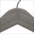 thumbnail image 2 of Wooden Suit Hangers - NAHANCO Line - 17" Greywash - Home Use, 2 of 6
