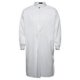 thumbnail image 1 of Penkiiy Long Shirt for Men Men's Muslim Robe Arab Middle Robe Long Style Long Sleeve Standing Neck Pocket Long Shirt Fashion Casual Robe White Shirts, 1 of 7