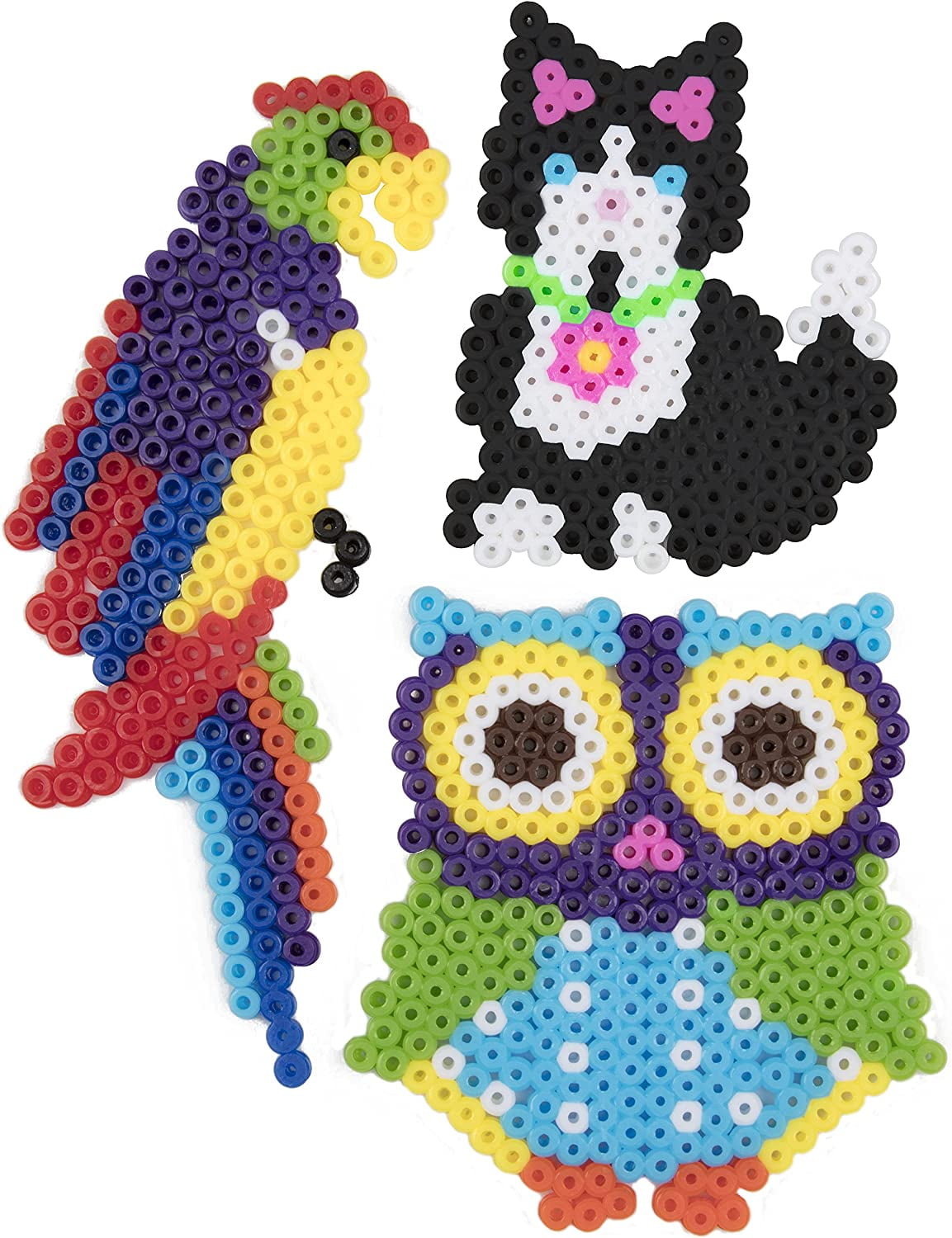  Fuse Bead Crafts for Kids: Over 100 bead designs for kids with  lots of easy and cute animals, bugs, nature, sports, holiday, food and  fantasy designs: 9781095038840: Riding the Crafting Rainbow