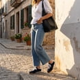 thumbnail image 5 of Cushionaire Topcat 100% Genuine Leather Suede Sneakers for Women, Lightweight Everyday Casual Womens Shoes with Retro Style and Cushioned Comfort, 5 of 31