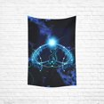 thumbnail image 2 of CADecor Key notes with glowing light Wall Tapestry Wall Hanging Wall Art Home Decor 40x60 inches, 2 of 2