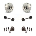 thumbnail image 1 of Transit Auto Front Hub Bearing Assembly Suspension Lower Ball Joint and Sway Bar Stabilizer Link Kit for Car 2007-2010 Volkswagen Golf City with 2 Holes - Left Right Side (Driver Passenger) K7T-109510, 1 of 11