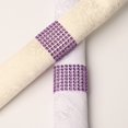 thumbnail image 4 of PENGXIANG 50Pcs Serviette Boucle Brillant Strass Serviette Anneau de Fixation Réutilisable Porte-Serviette pour les Mariages Parties Décor à la Maison, 4 of 10