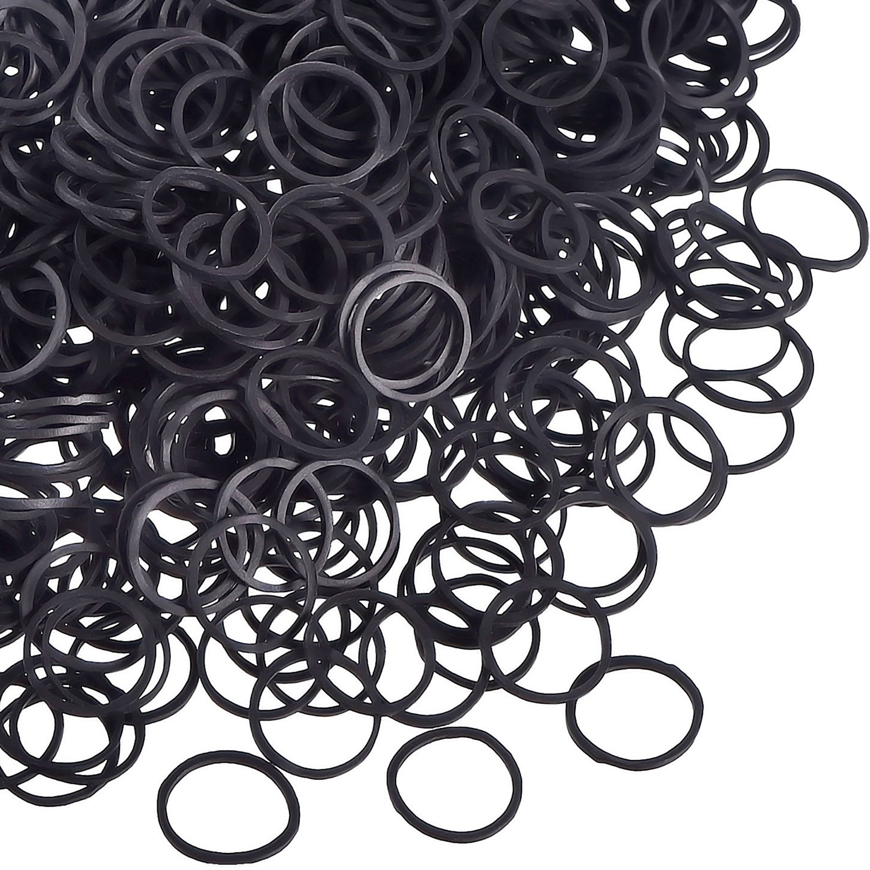 Firstline Sleek Rubber Band Black - 500 PK, 500.0 PACK 