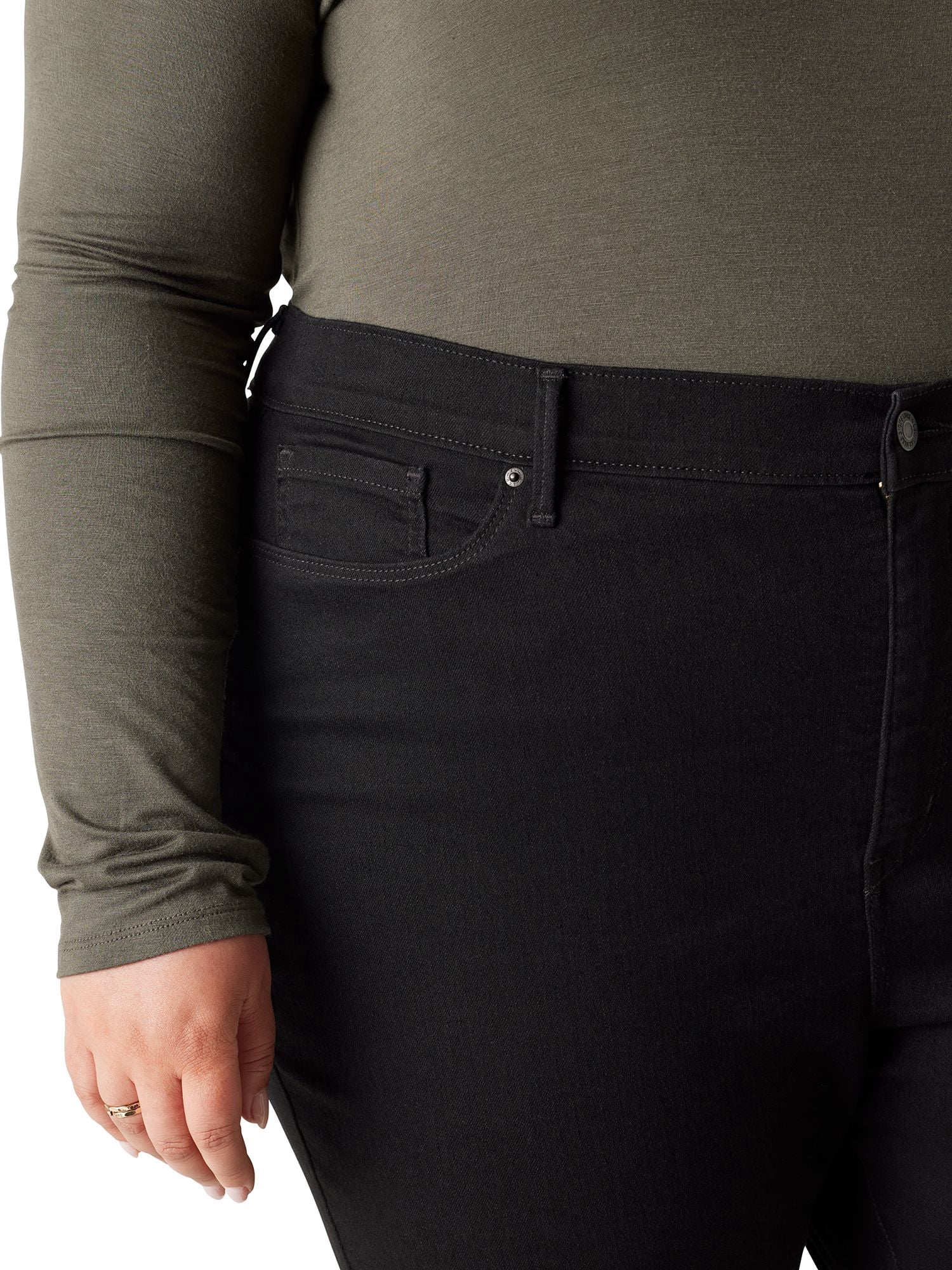 Levi Strauss Signature Women's and Women's Plus High Rise Skinny Jeans, Sizes 2-26