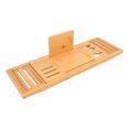 thumbnail image 1 of TABLZONE Expandable Tub Tray Nonslip Feature Beige Bath Tub Organizer Tray Adults 1Pack, 1 of 8