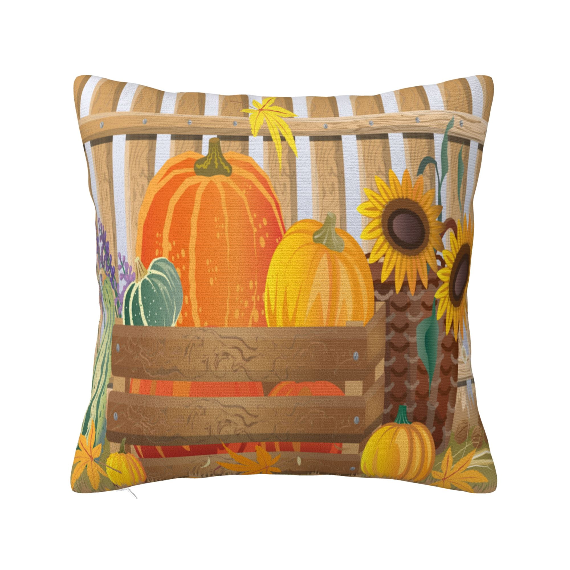 ZICANCN Decorative Throw Pillow Covers , Pumpkins Squash Couch Sofa