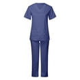 thumbnail image 2 of Conjunto de uniforme de enfermera para mujer Salvador con bolsillos pantalones L, 2 of 10