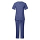 thumbnail image 2 of Conjunto de uniforme médico para mujer, camiseta y pantalón, cómodo uniforme de enfermera, uniforme de enfermería L, 2 of 9