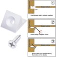 thumbnail image 3 of 100 Packs Furniture Chest Drawer Bottom Repair Fixing Mending Drawer, 3 of 4