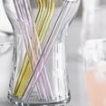 thumbnail image 4 of Colorful Glass Straws Reusable Drinking Straw For Smoothies Cocktails Eco Friendly High Borosilicate Glass Drinkware Accessories, 4 of 6