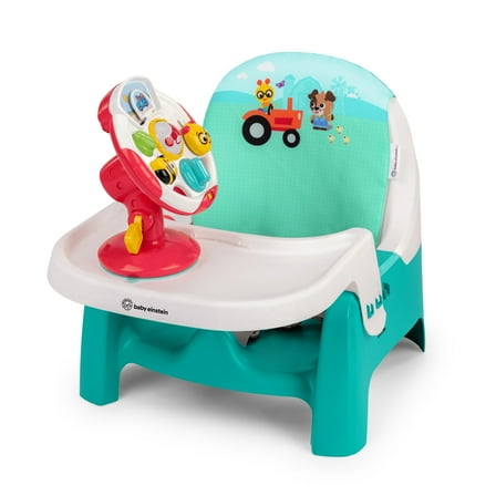 Baby Einstein Farm Explorers Snack & Steer 2 in 1 Feeding Seat, Ages 6-36 months
