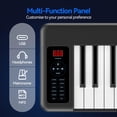 thumbnail image 4 of Piano teclado plegable Rhymo de 61 teclas con Bluetooth MIDI, 4 of 7