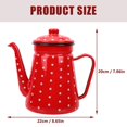 thumbnail image 2 of Enameled Coffee Pot Narrow Mouth Pot Cold Water Kettle Household Tea Kettle, 2 of 3