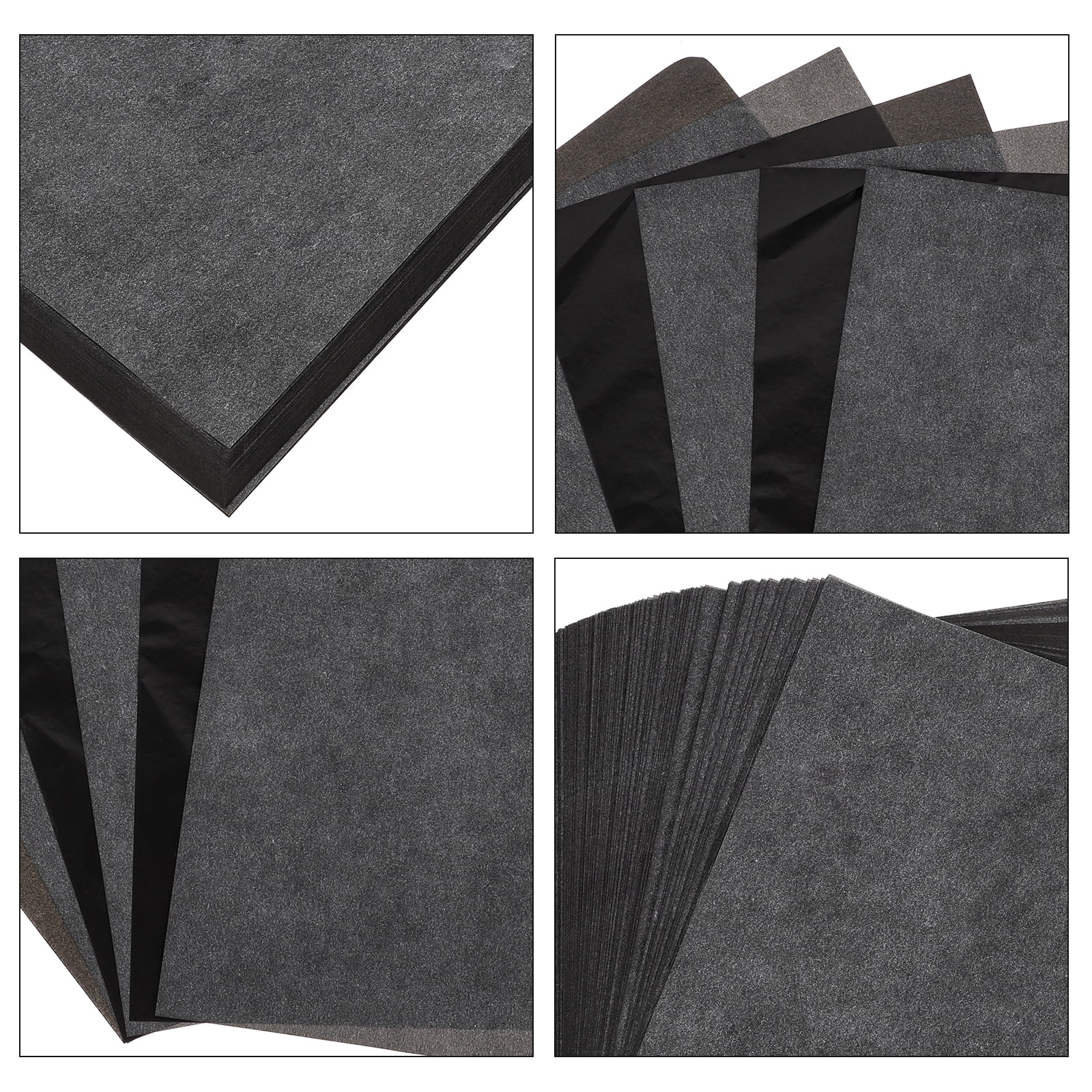 Graphite Carbon Paper 200 Sheets Small Transfer Copy for Drawing Tattooing Base Office