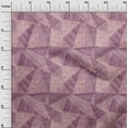 thumbnail image 3 of oneOone Cotton Poplin Twill Dark Magenta Fabric Abstracts Craft Projects Decor Fabric Printed By The Yard 56 Inch Wide, 3 of 6