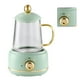 thumbnail image 3 of Hervidor eléctrico portátil, taza para estofado, 450ML, taza de salud, minihervidor de cocción lenta, tetera de flores para oficina, caldera de té dividida, enchufe AU 220V, macarrón, 450ml, 3 of 14