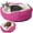 Magenta, variant on Evelots Pet Bed for Small Dogs/Cats, Removeable Machine Washable Sherpa Insert/Fleece Lining/Non-Slip Bottom-Assorted Colors