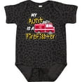 thumbnail image 3 of Inktastic My Aunt is a Firefighter with Fire Truck Boys or Girls Baby Bodysuit, 3 of 5
