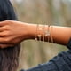 thumbnail image 4 of Conjunto de pulseras de aleación Conjunto de pulseras bohemias con cristales abiertos, 4 of 6