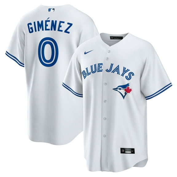 Men's Nike Andres Gimenez White Toronto Blue Jays Home Replica Jersey