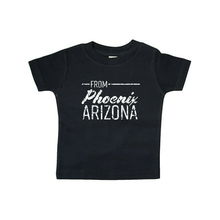 

Inktastic From Phoenix Arizona in White Distressed Text Gift Baby Boy or Baby Girl T-Shirt