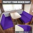 thumbnail image 2 of Yuyamidu Purple RV Dinette Cushion Covers Replacement Camper Cushions Cover Fashion RV Couch Covers Washable Camper Dinette Seat Covers for RV Camper, 2 of 7