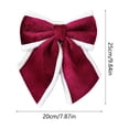 thumbnail image 2 of 2026 Christmas Indoor Home Decor Christmas Bows Suitable For Christmas Tree Wreath Arrangement Gift Box Decoration Bow Ornaments, 2 of 5