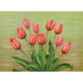 thumbnail image 3 of Lafayette F. Cargill 14x11 Black Modern Framed Museum Art Print Titled - Red Tulip (1937), 3 of 5
