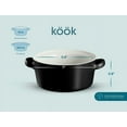 thumbnail image 2 of Kook Soup Crocks, Ceramic Stackable Bowls, Set of 4, Black, 2 of 8