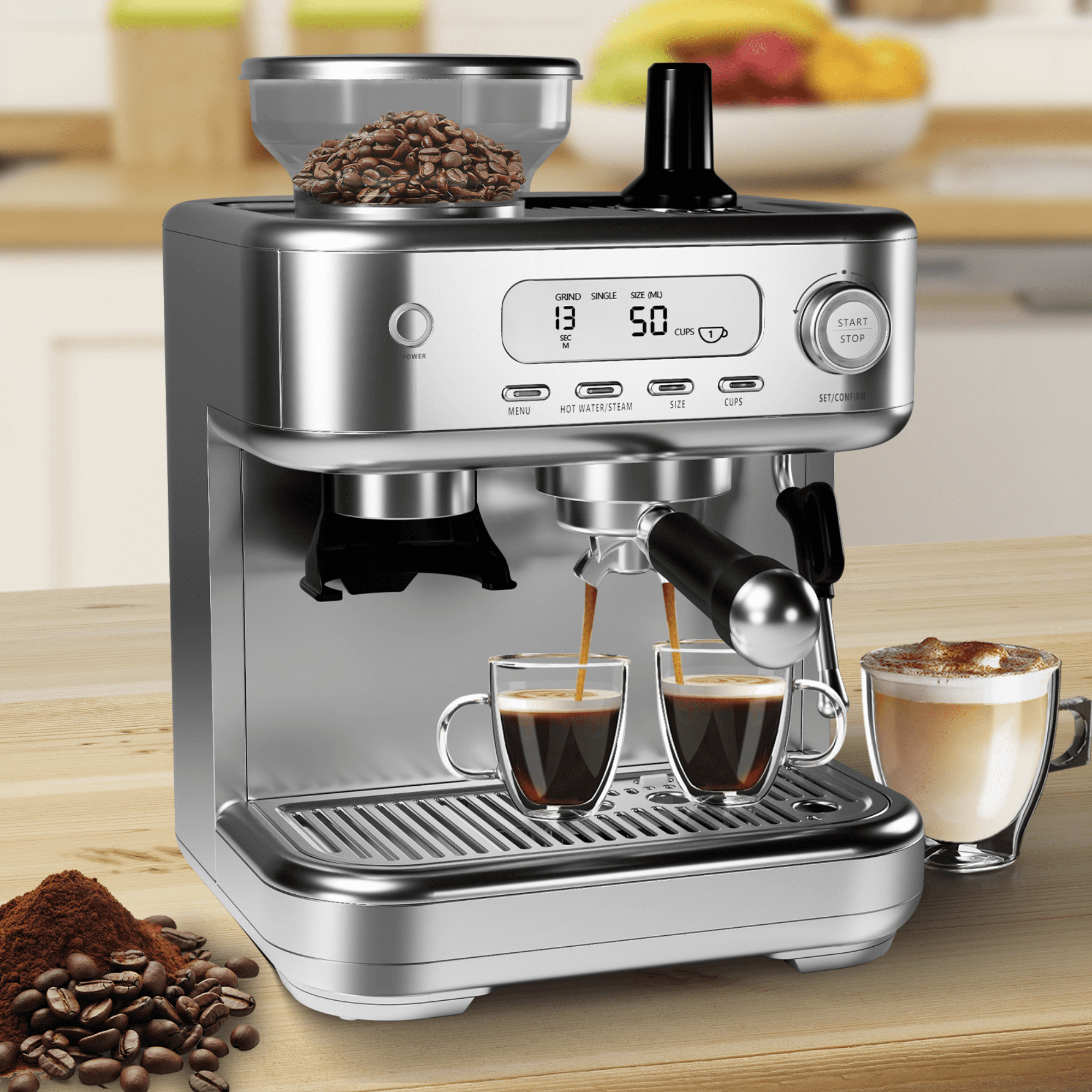 KitchenAid Fully Automatic Espresso Machine KF8 with Milk