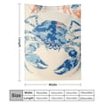 thumbnail image 3 of FCXZI Crab Durable Soft Flannel Blanket All-Season Comfort Multi-Purpose 30*40in, 3 of 7