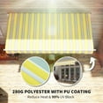 thumbnail image 4 of Outsunny, 12' x 10' Retractable Awning Patio Awnings, UV & Water-Resistant Fabric, 4 of 9