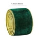 thumbnail image 5 of Crushed Velvet Wired Edge Ribbon for Gift Wrapping Christmas Tree Decorations Crafts Wreaths, 2.5 Inch x 6.5 Feet, 1 Roll, 5 of 6