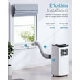 thumbnail image 4 of FIOGOHUMI 8000BTU Portable Air Conditioner,250 sq.ft 3 in 1 AC with 24-Hour Timer,Automatic Defrost, 4 of 9